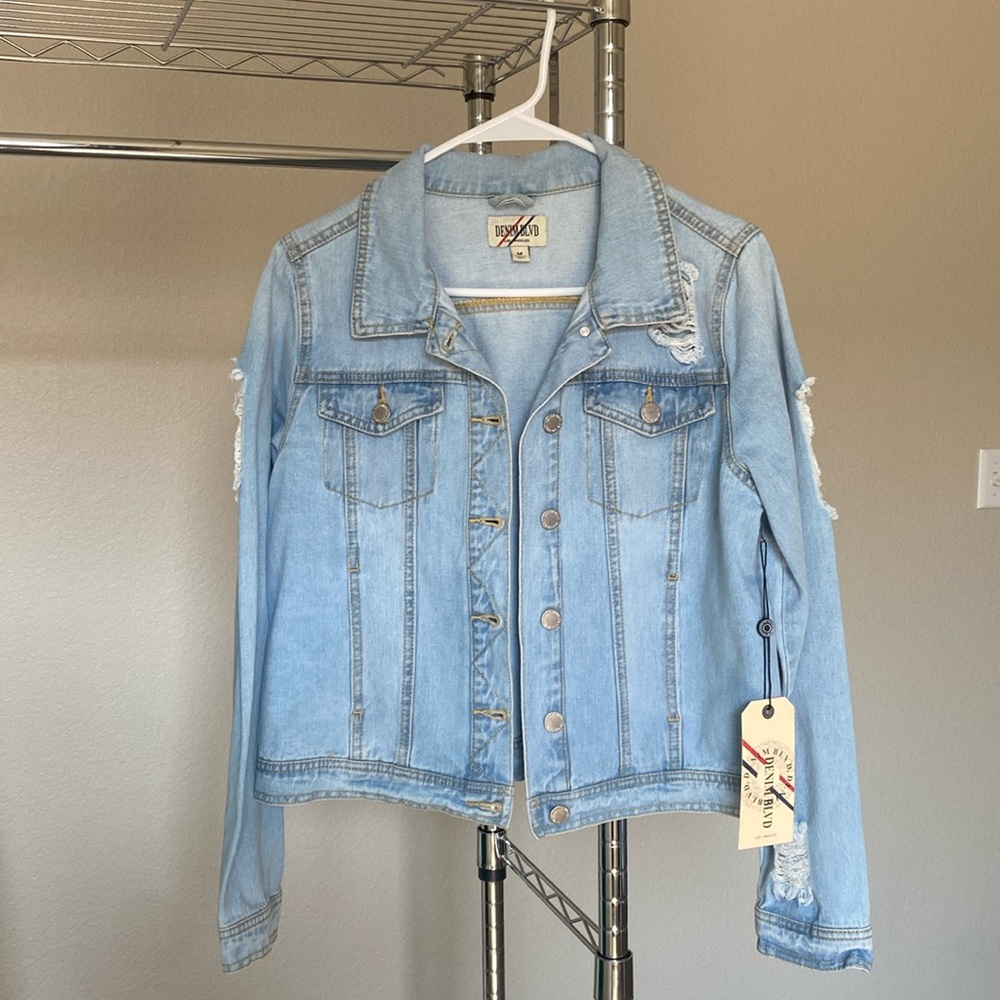 Light blue denim jacket